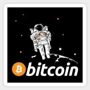 BITCOIN - TO THE MOON Sticker